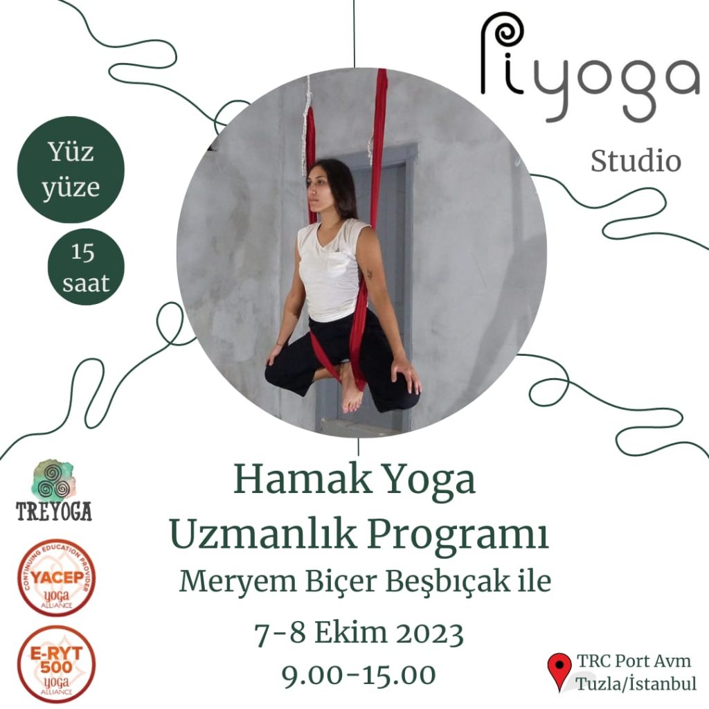 Piyogastudio ve Treyoga işbirliğiyle gerçekleştirilecek Hamak Yogası Uzmanlık Programı